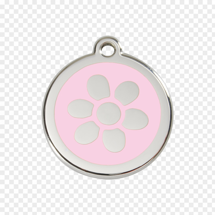 Pink Dog Locket Dingo Silver Body Jewellery M PNG