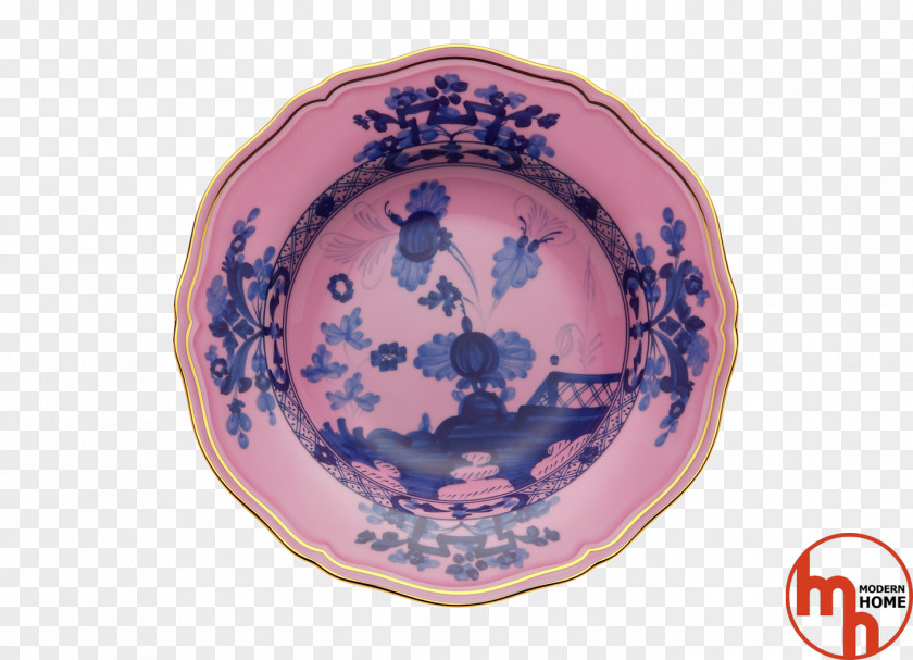 Plate Doccia Porcelain Florence Ginori Tableware PNG