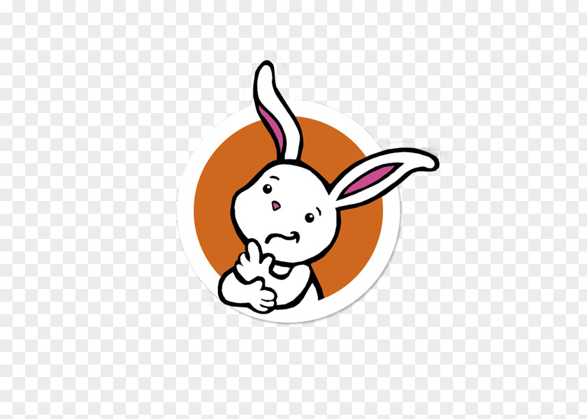 Sabias Que Easter Bunny Line Clip Art PNG