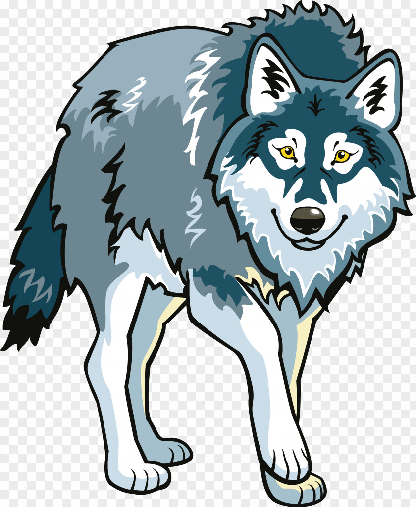 Wolf Gray Arctic Fox Animation Clip Art PNG
