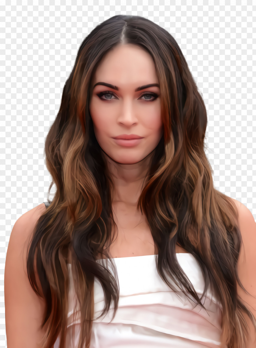 Blond Long Hair Hairstyle Brown Wig Eyebrow PNG