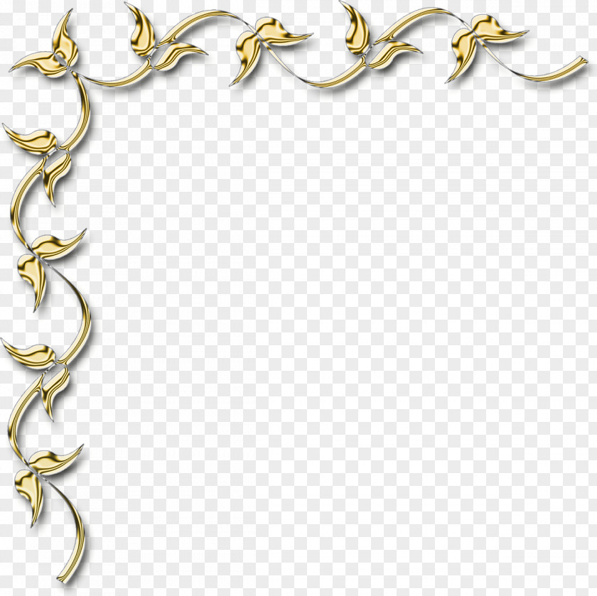 Corner Picture Frames Gold Clip Art PNG