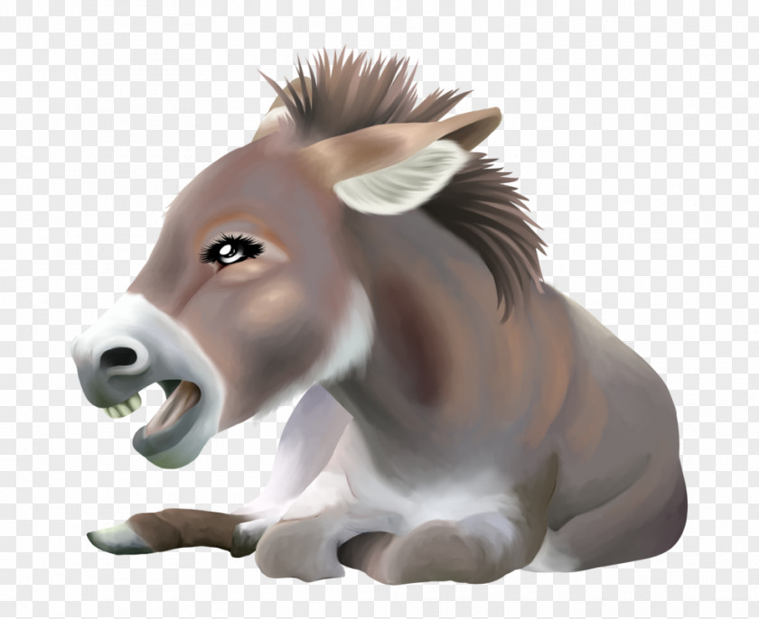 Donkey Drawing Digital Art Cattle PNG