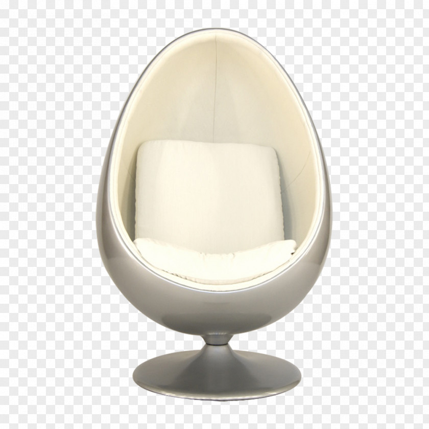 Egg Shell Eames Lounge Chair Furniture Ball PNG