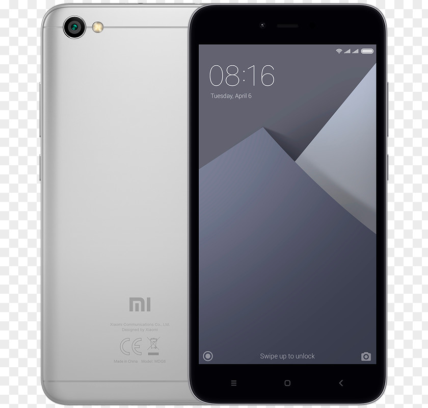 Smartphone Xiaomi Redmi Note 5 Pro MI 5A (Unlocked, CN Version, 4G, 16GB, Gold) Dual MDG6 2GB/16GB 4G LTE Dark Grey PNG