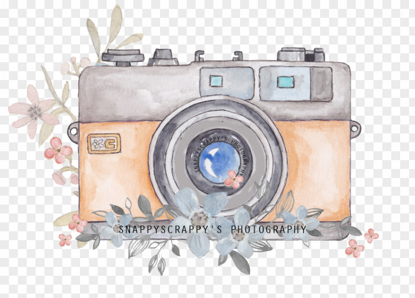 Watercolor Camera Painting Photography PNG