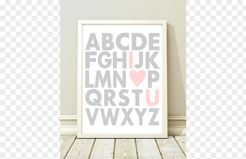 A3 Poster Canvas Print Alphabet Letter Printing PNG