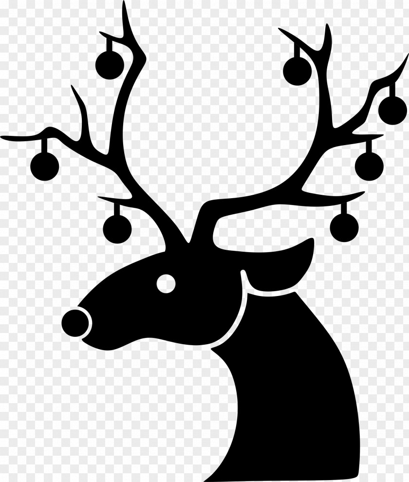 Antler Reindeer Santa Claus Rudolph Christmas PNG