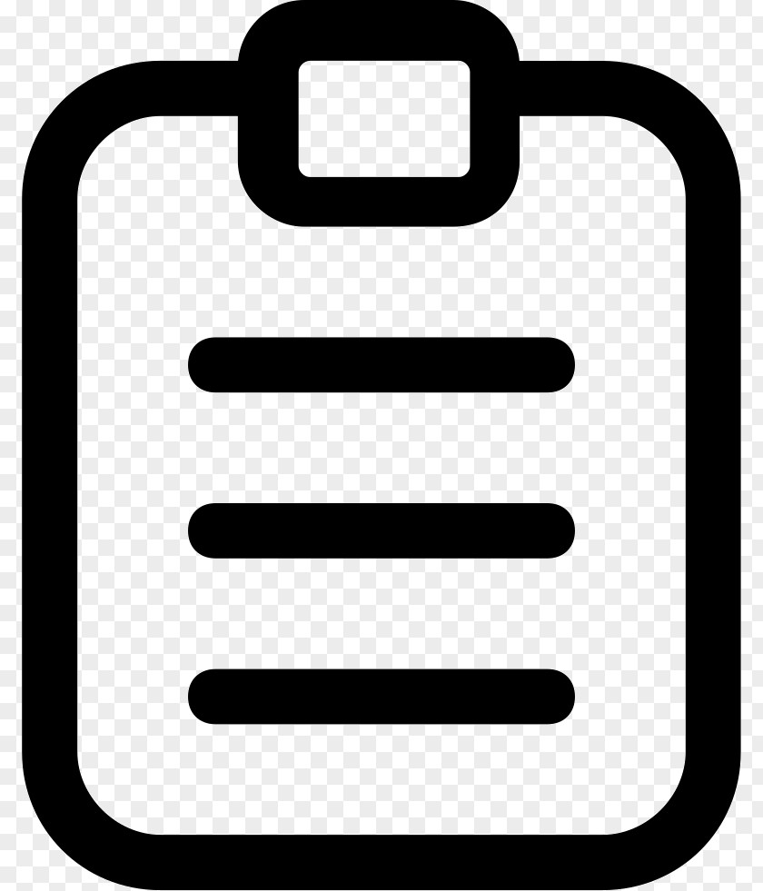 Black And White Rectangle Symbol PNG