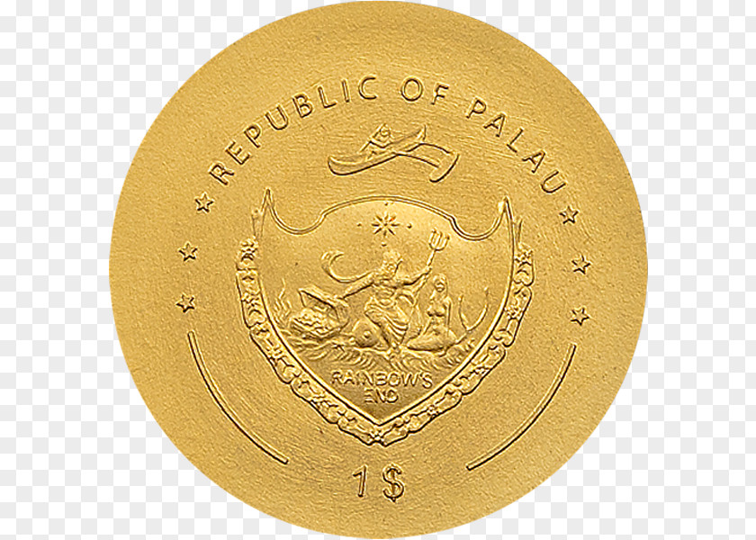 Coin Gold Sol Bullion PNG
