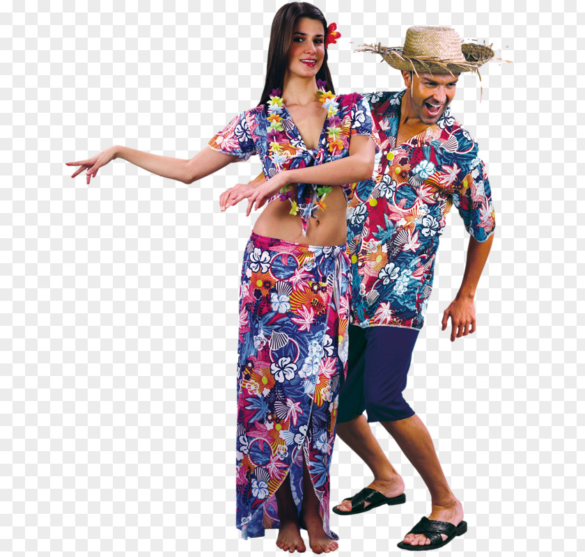 Native Hawaiians Disguise Costume Party PNG