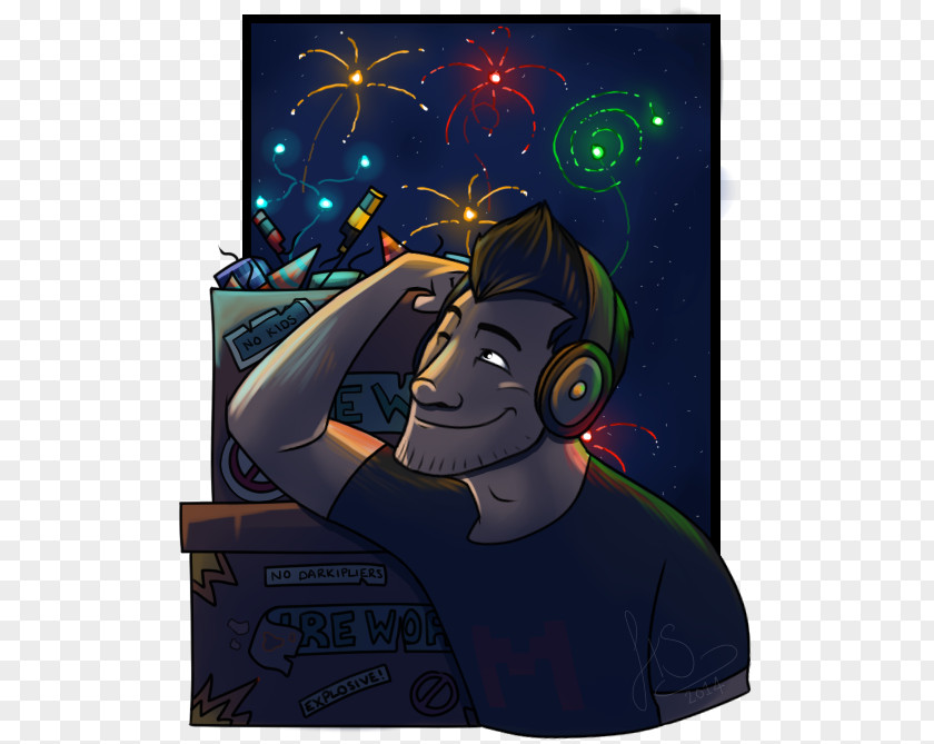 Firework Comic Cartoon Poster Organism Space PNG