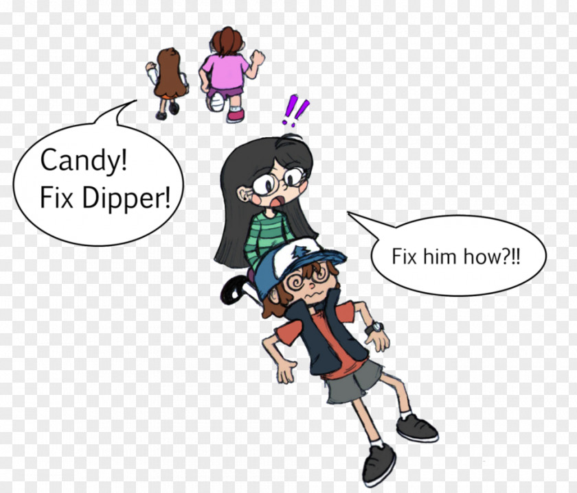 Vampire Dipper Cartoon Fan Art Comics PNG