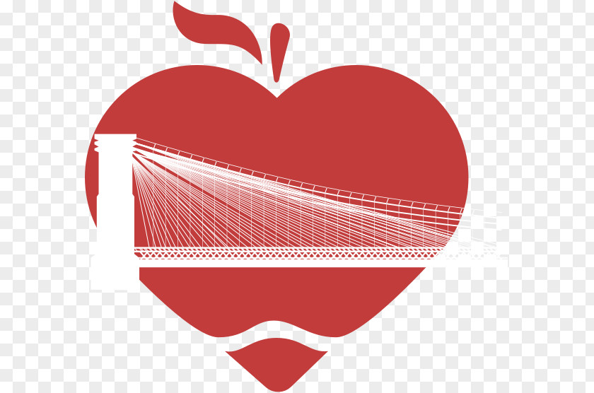 Acquaintance Mockup Brooklyn Bridge Apple Fifth Avenue Heart Logo PNG