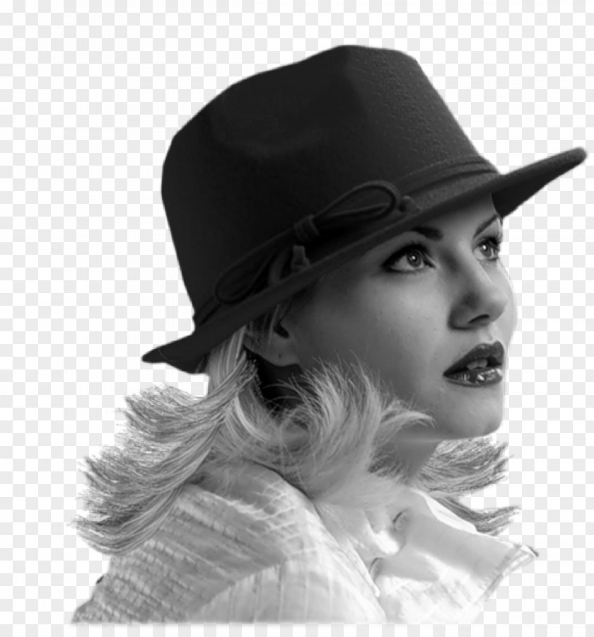 Bowler Hat Portrait Red Star PNG