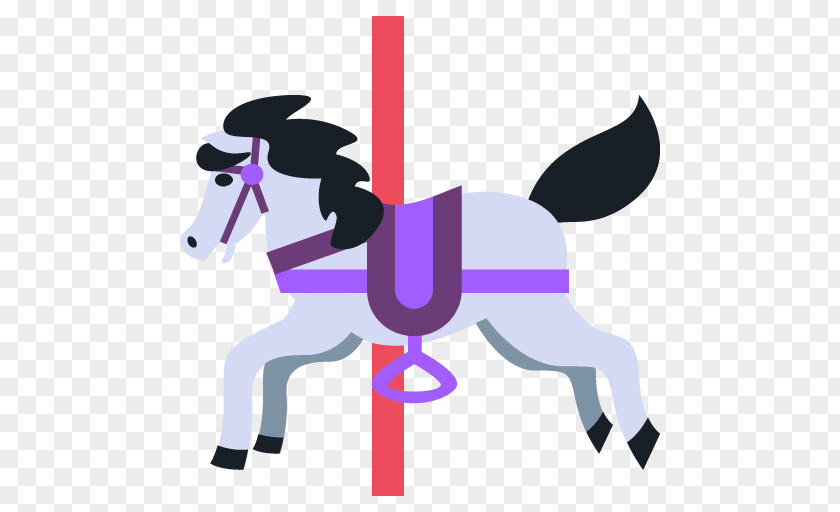Carousel Apple Color Emoji Horse Meaning SMS PNG