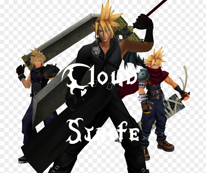 Cloud Strife Super Smash Bros. Brawl Final Action & Toy Figures Video Game PNG