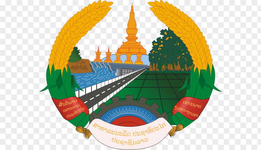 Flag Emblem Of Laos Coat Arms Kingdom Royal Lao Government In Exile PNG