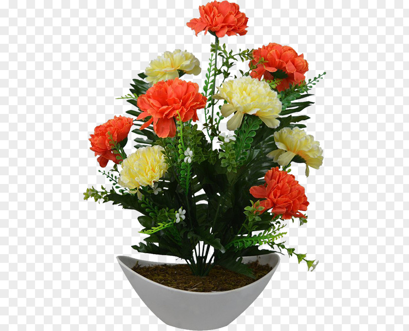 Flower Carnation Floral Design Cut Flowers Artificial Flowerpot PNG