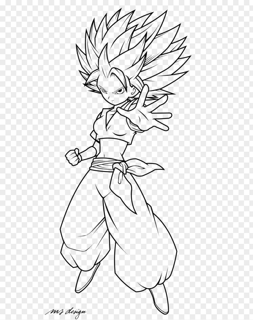 Goku Vegeta Line Art Gohan Trunks PNG