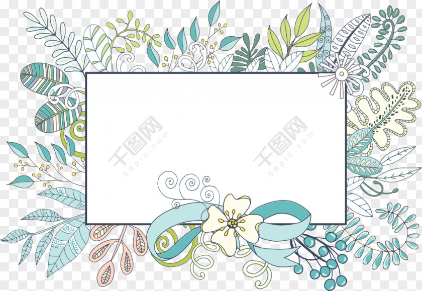 Ornate Border Floral Design Borders And Frames Flower Clip Art Image PNG