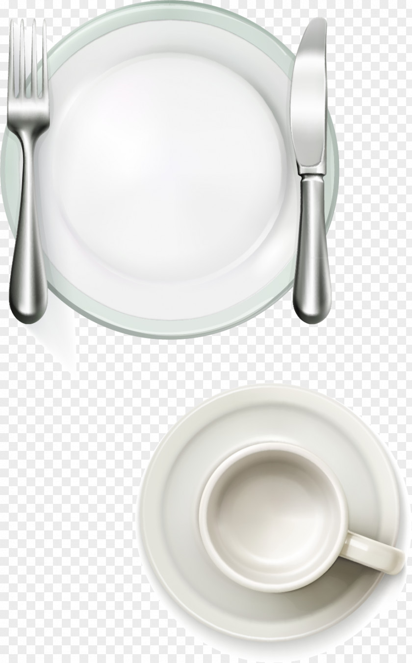 Plate Fork Knife Vector Elements PNG