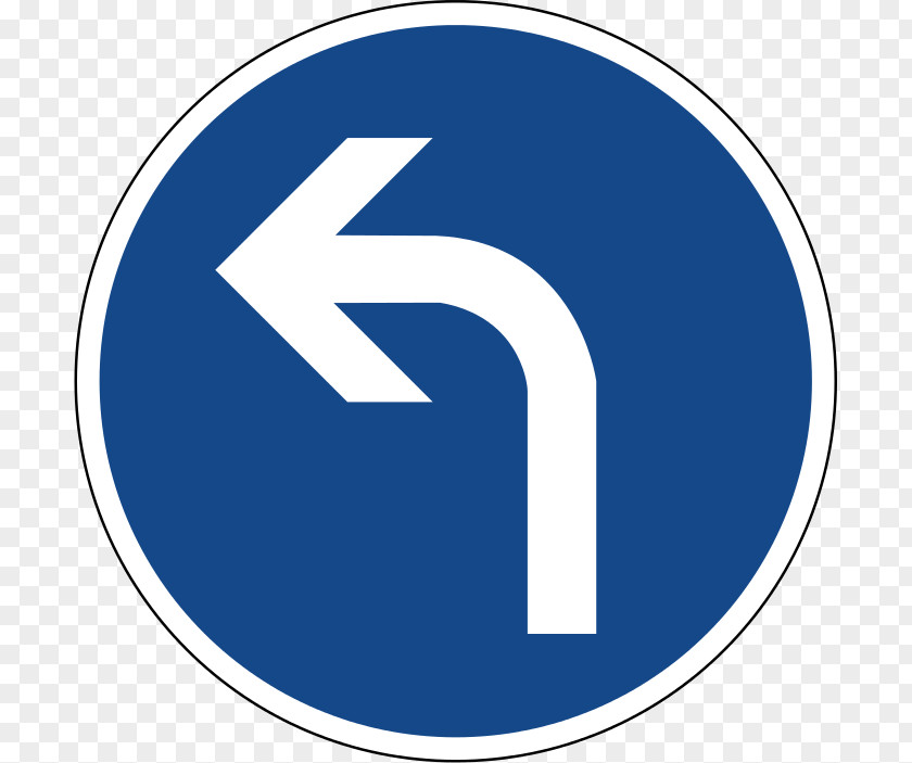 Road Traffic Sign Left- And Right-hand Mandatory PNG