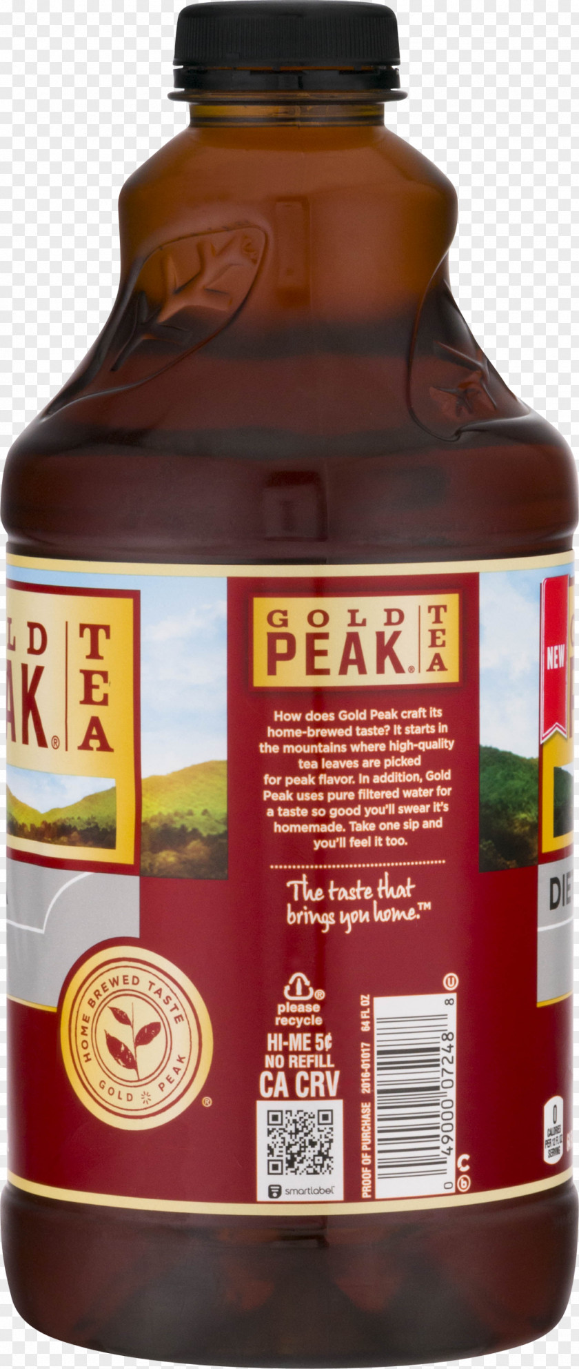 Tea Gold Peak Flavor Fluid Ounce PNG