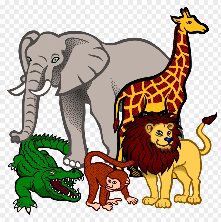 Animals Fauna Of Africa Baby Jungle Clip Art PNG