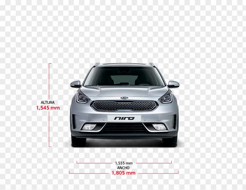 Car 2017 Kia Niro Bumper Motors Sport Utility Vehicle PNG
