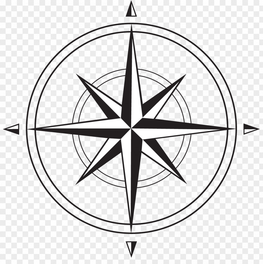 Compass Rose Vector Graphics Illustration Clip Art PNG