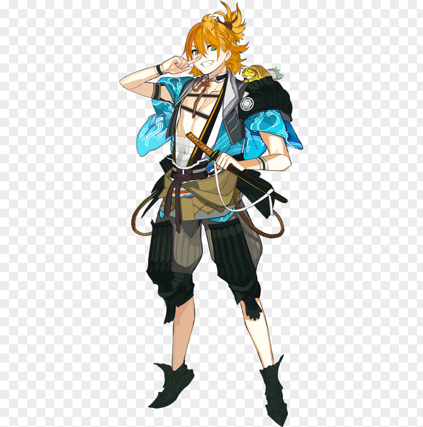 Cosplay Touken Ranbu Urashima Tarō Character PNG