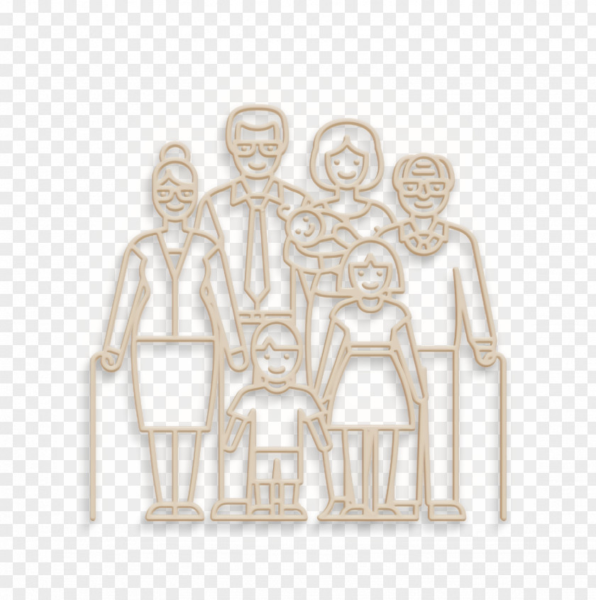 Family Icon Big People PNG