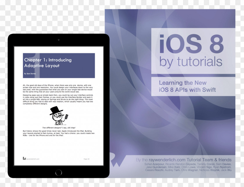 Framework Photo Objective-C Swift Tutorial Book PNG