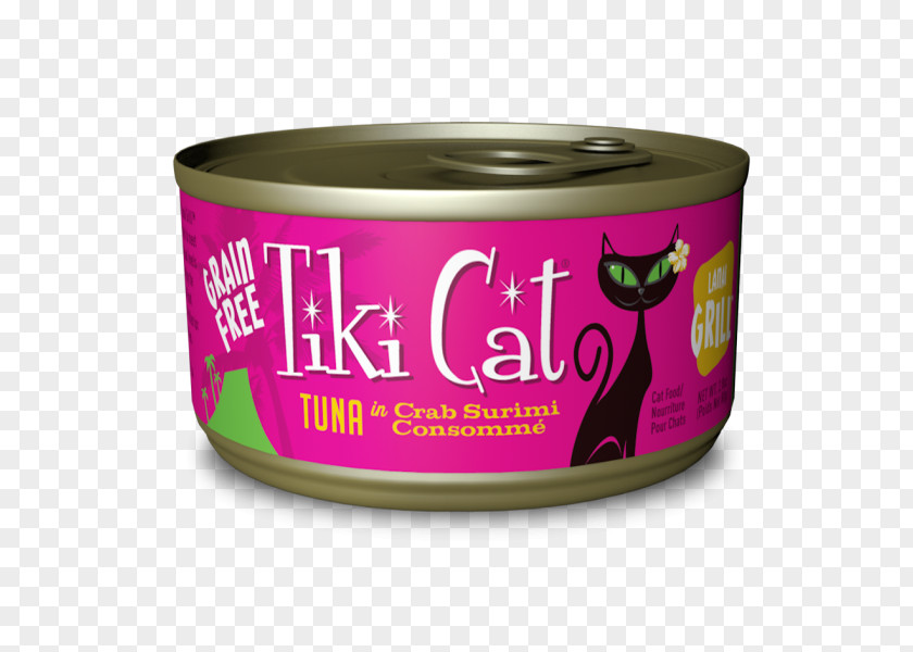 Kimo's Hawaiian Grill Consommé Surimi Luau Yellowfin Tuna Cat Food PNG