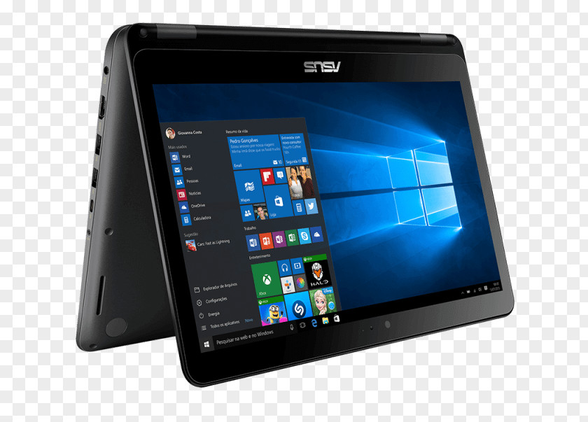 Laptop ASUS ZenBook Flip UX360 2-in-1 PC Intel Atom PNG