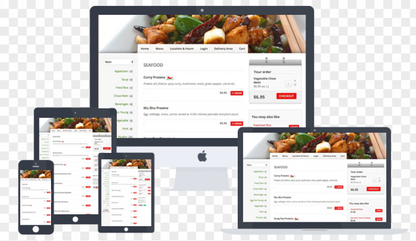 Restaurant Menu Design Take-out Chinese Cuisine Online Food Ordering PNG
