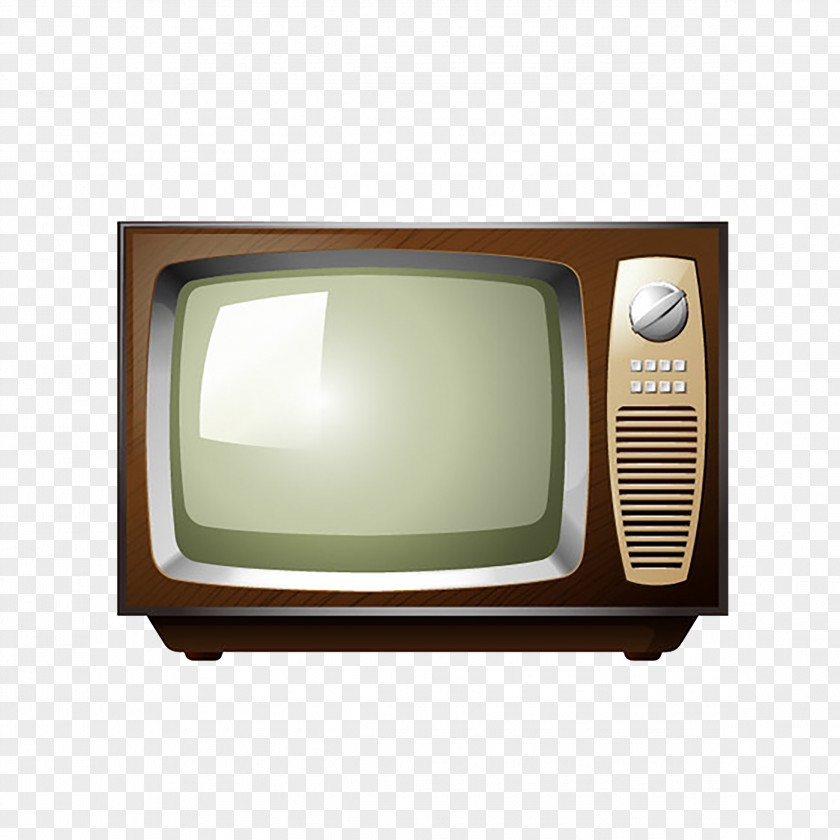 Retro TV Television Stock Illustration PNG