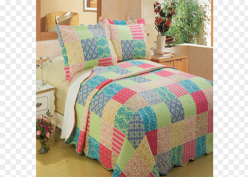 Patchwork Bed Sheets Quilting Bedding PNG