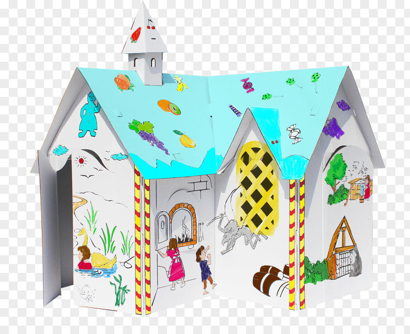 Toy Paper House Child Carton PNG
