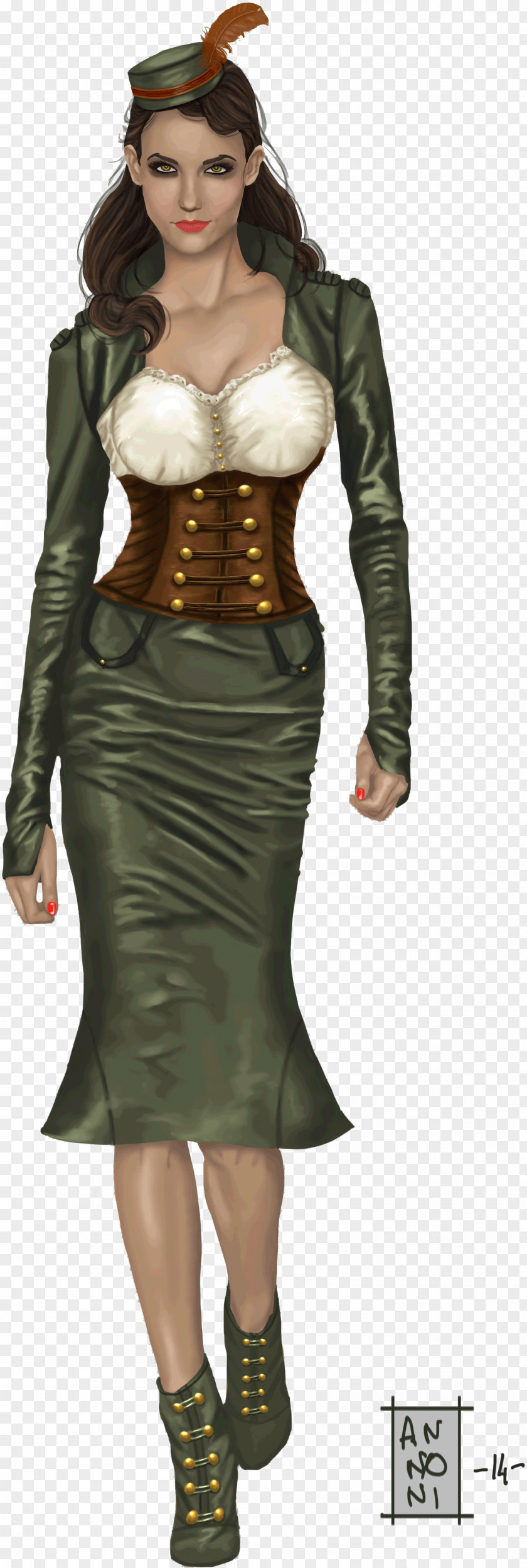 Corset Role-playing Game Dress Woman PNG