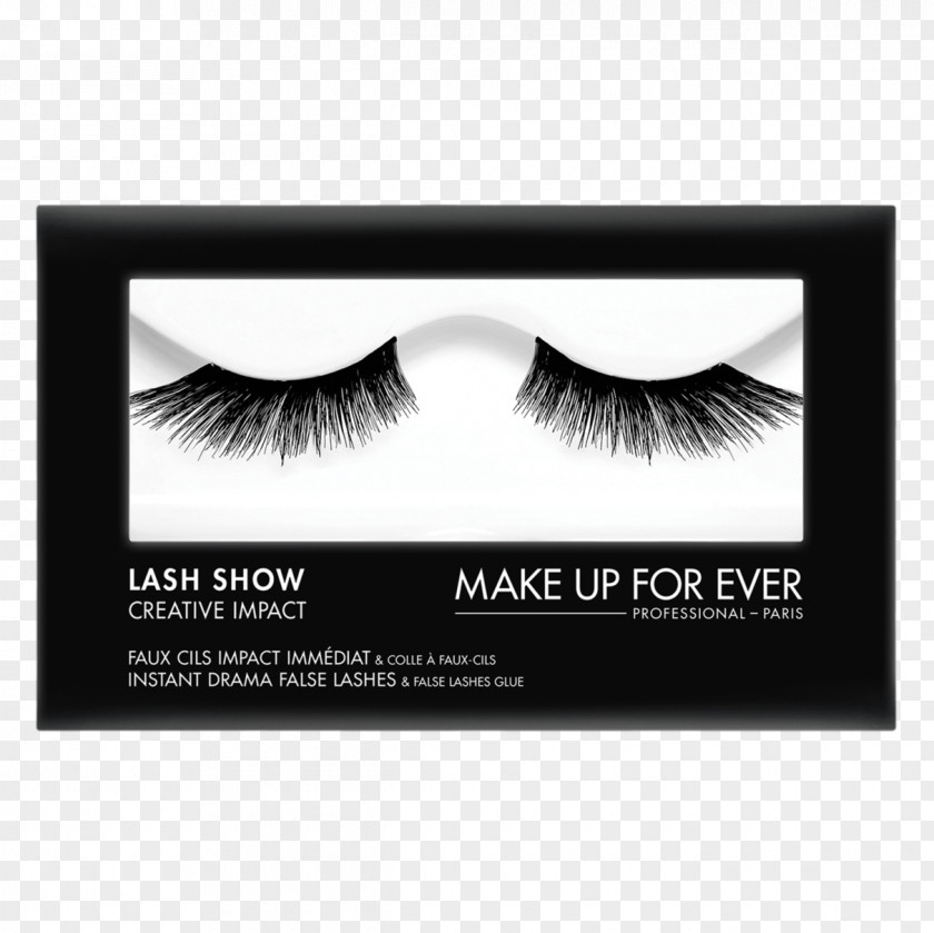 Eyelashes Eyelash Extensions Cosmetics MAKE UP FOR EVER Lash Show False Lashes PNG
