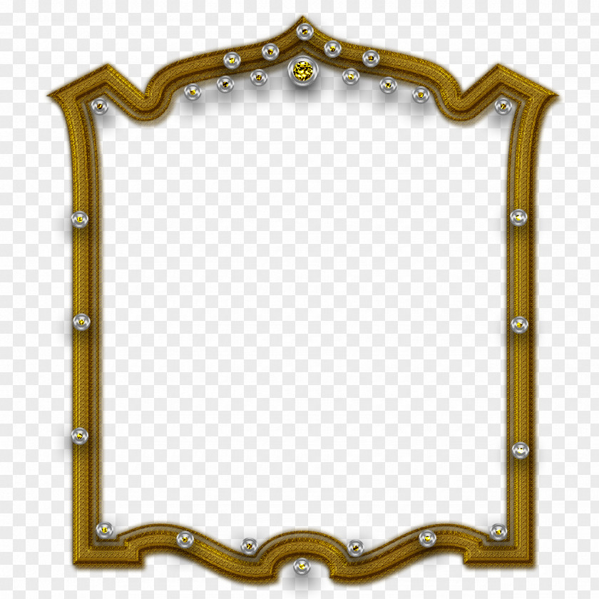 Gold Frame Decorative Arts Picture Frames PNG