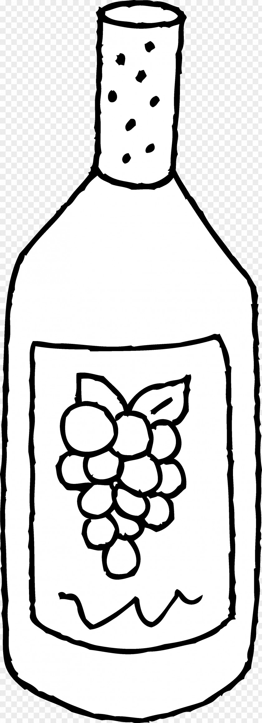 Pictures Of Bottles Wine Fizzy Drinks Coloring Book Bottle Clip Art PNG