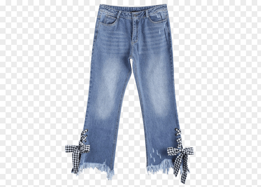 Ripped Denim Jeans T-shirt Dress Fashion PNG