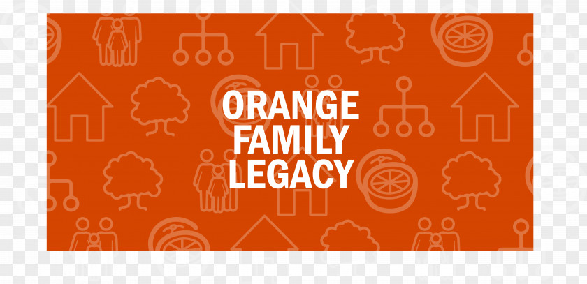 Darwin Line Art Family Tree Generation Child Orange PNG