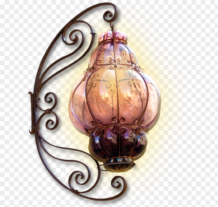 Simple Glass Lamp Frosted Light PNG