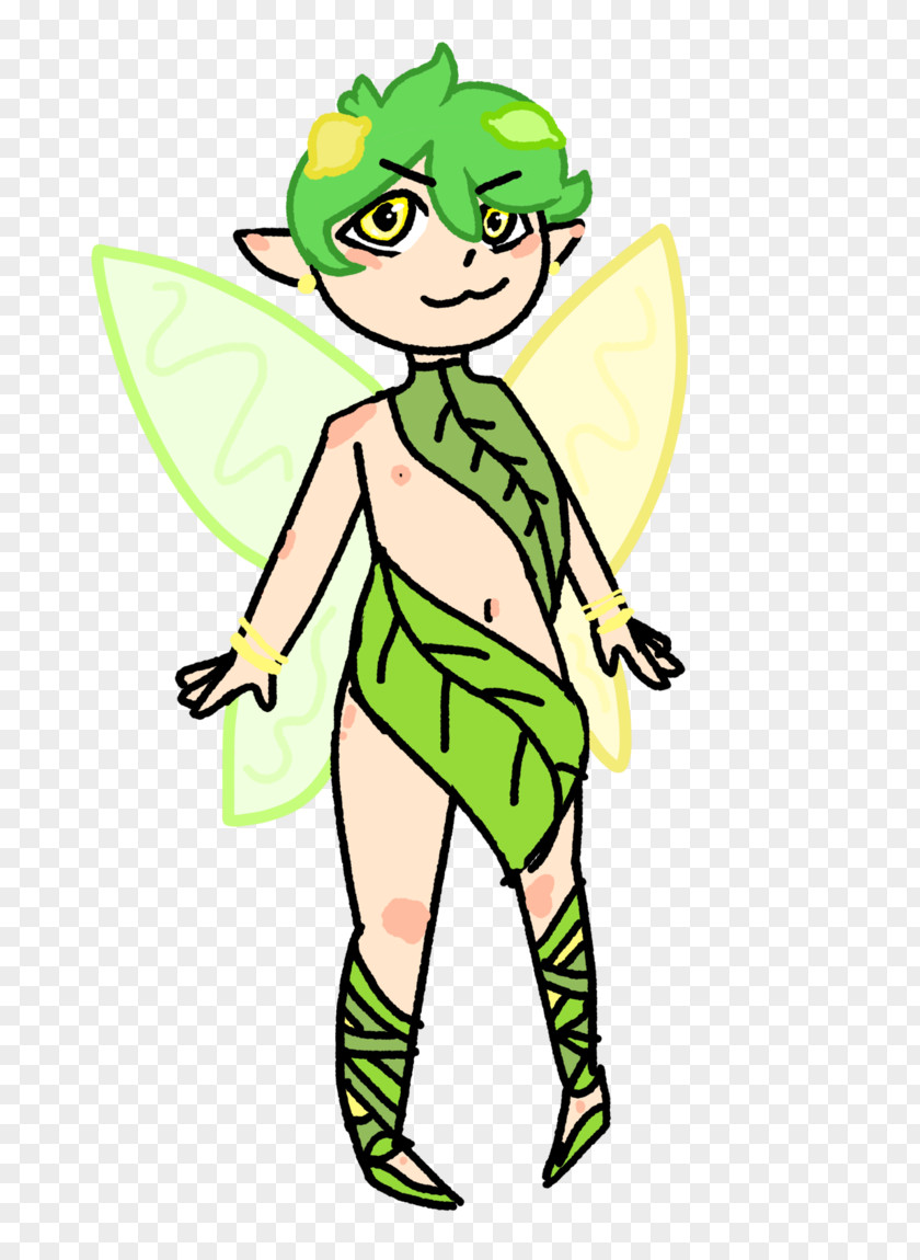 Boy Fairy Costume Leaf Green Clip Art PNG
