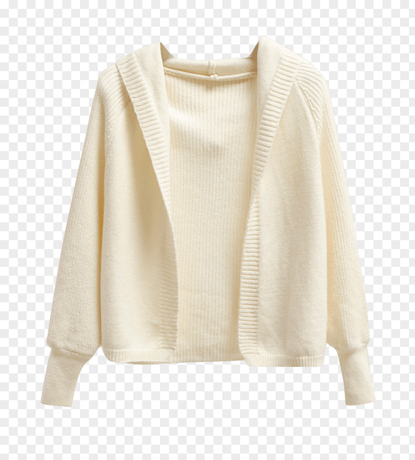 Cap Cardigan Sleeve Sweater Clothing Blouse PNG