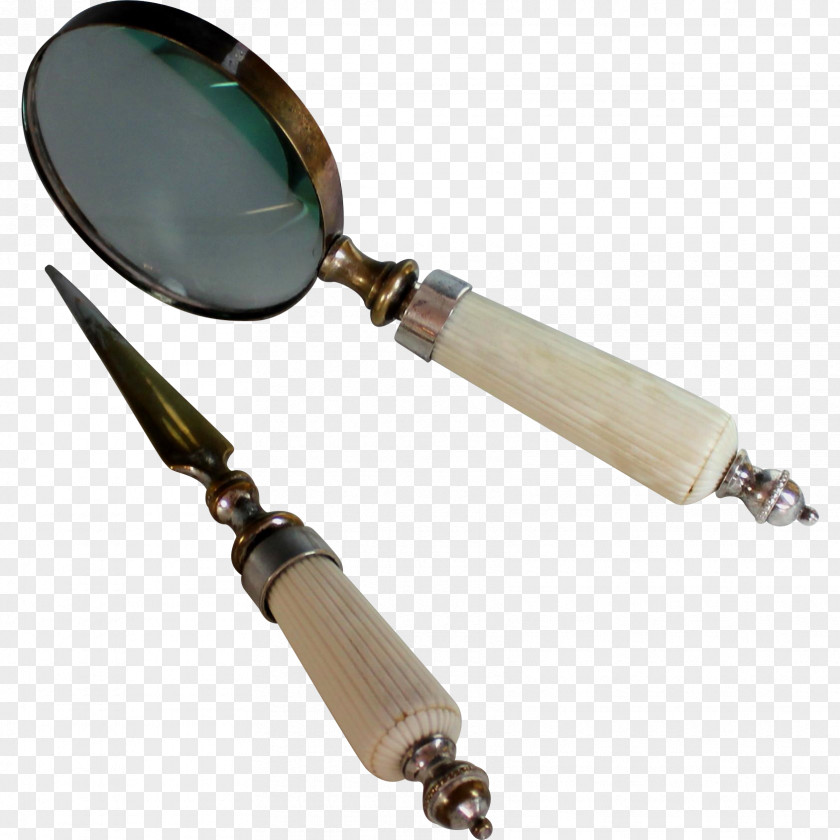 Magnifying Glass Antique Image Paperweight PNG